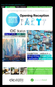CIC Arts Week Opening Reception Flyer v4