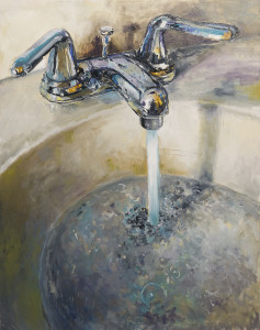 Wash Your Hands, oil on canvas, 41x32, 2019 SOLD