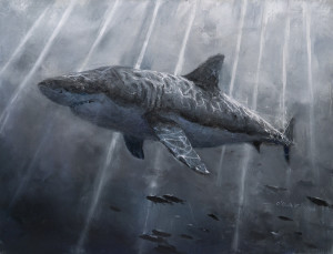 Great White, oil on canvas, 48x60", 2020 SOLD